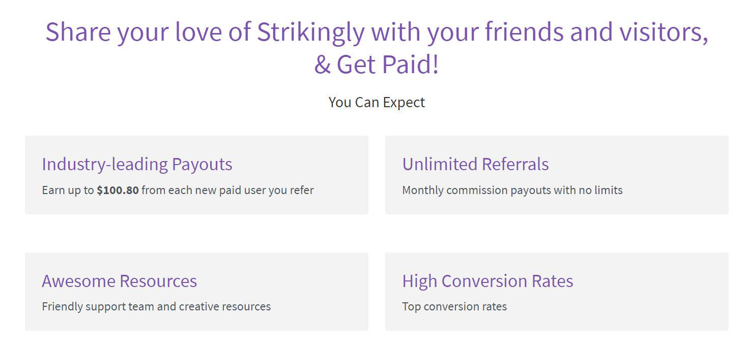 圖片取自Strikingly產品 圖片取自Strikingly產品